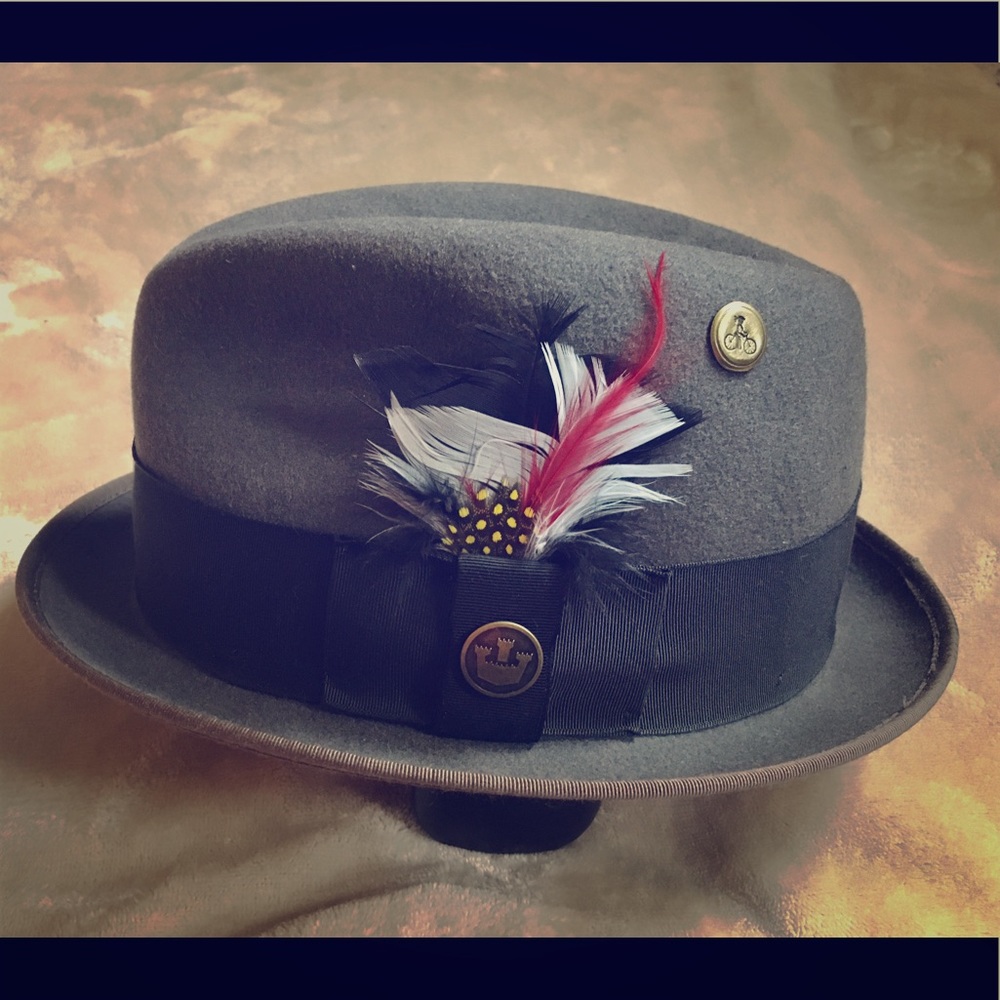 Goorin Bros. Small Grey Wool Fedora